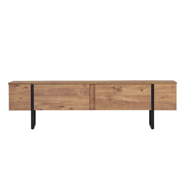 Nordure Mueble para TV Onera - Pino Atlántico, Negro